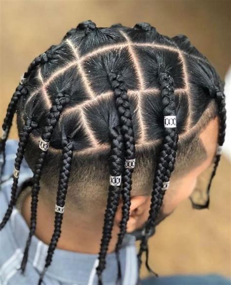 cool box braids for men.